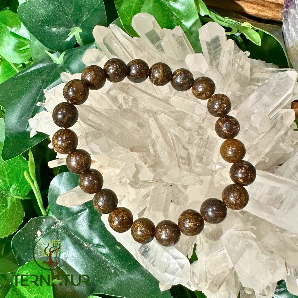 Bracelet Bronzite - 8mm