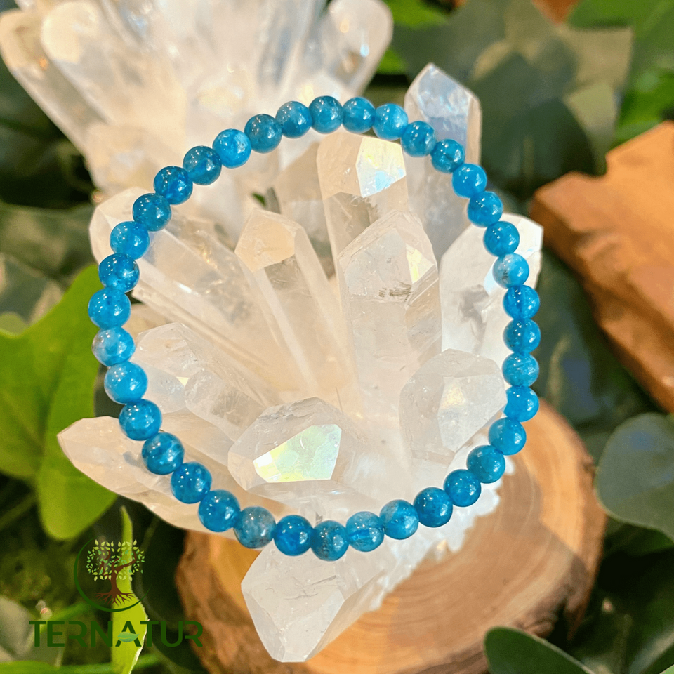 Bracelet Apatite Bleue - Enfant - 6mm