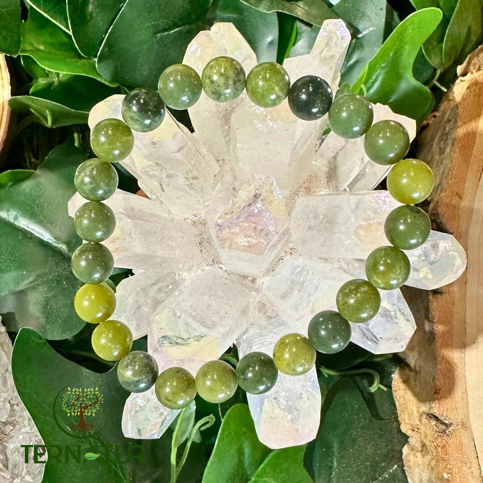 Bracelet Jade Néphrite - 8mm