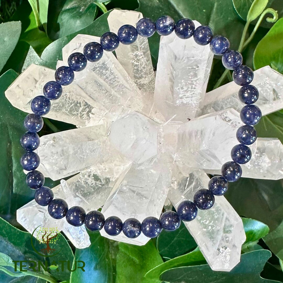 Bracelet Saphir Bleue AA - 6mm