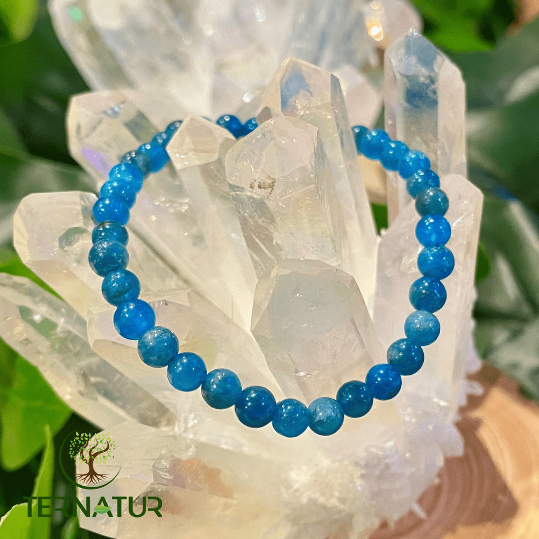 Bracelet Apatite Bleue - Enfant - 6mm