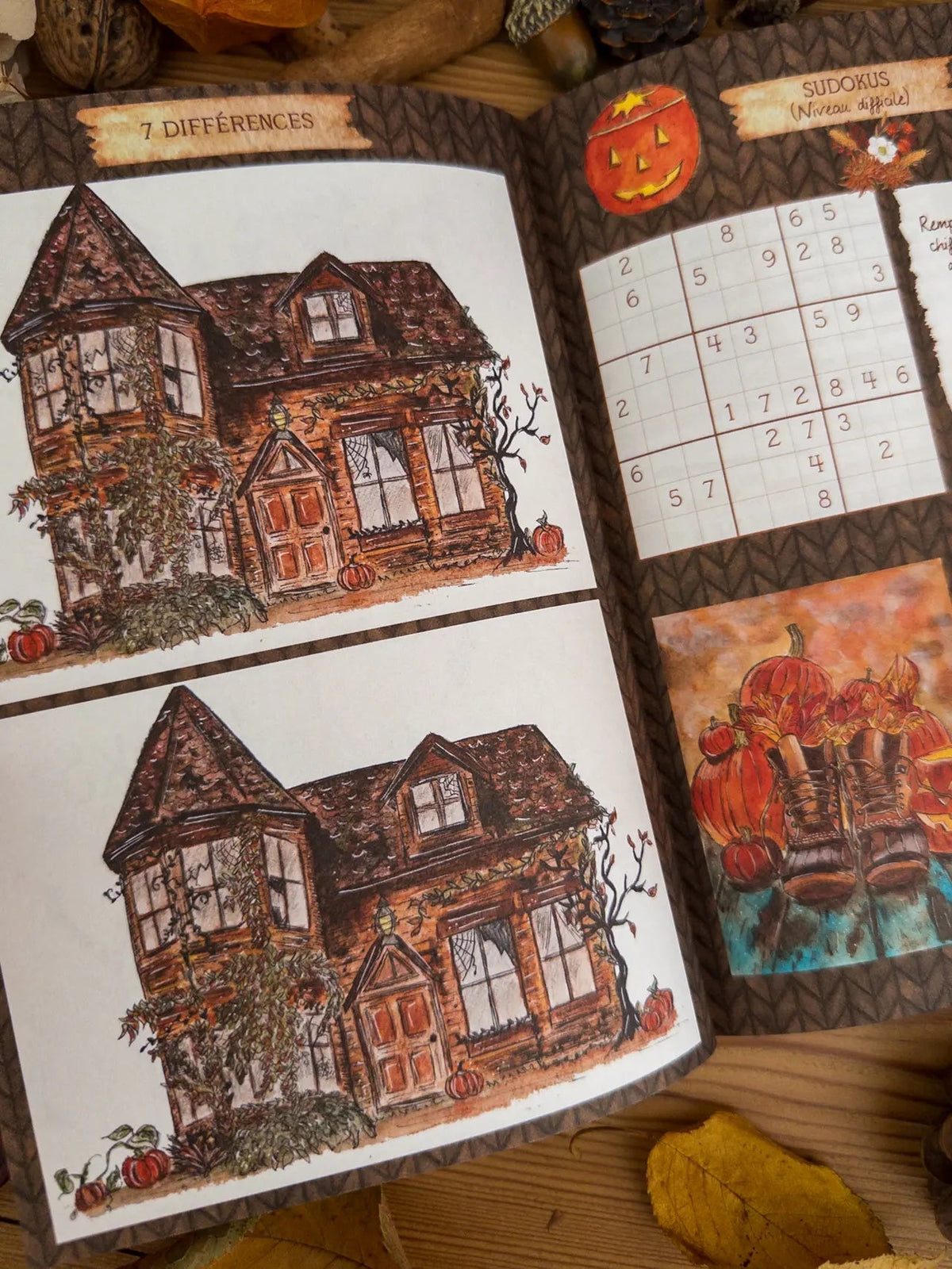 Cahier de jeux – Le temps d’un automne
