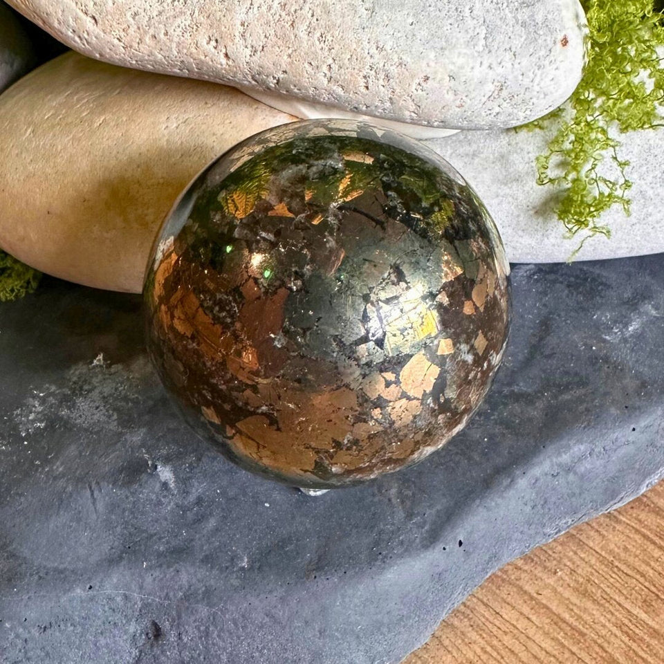 Sphère Chalcopyrite - 55mm
