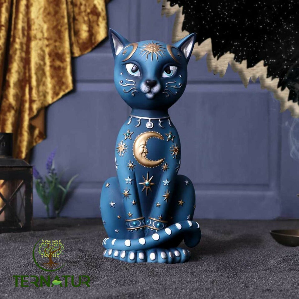 Statuette Chat Céleste