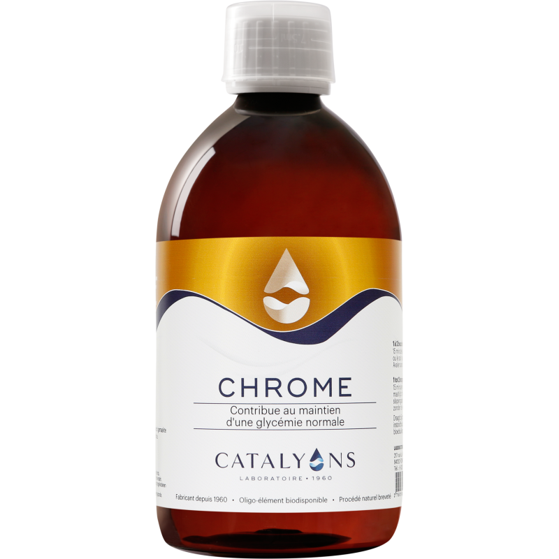Chrome Ionisé – Oligo-élément – 500 ml – Catalyons