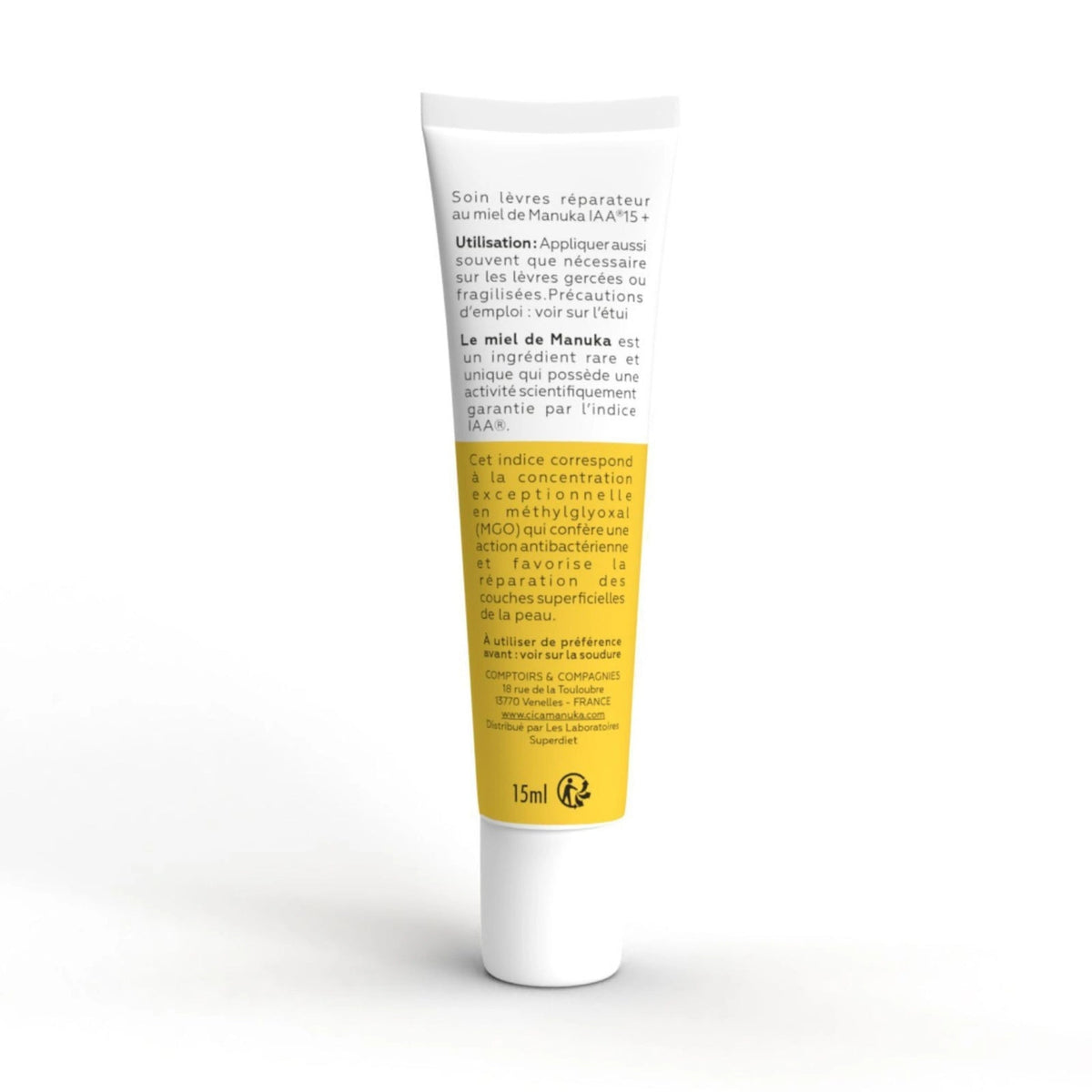 Soin Lèvres 10% Miel de Manuka IAA 15+ - 15 ml