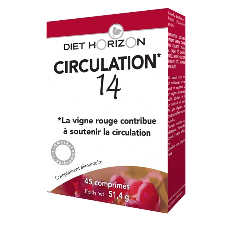 Circulation 14 - 45 comprimés