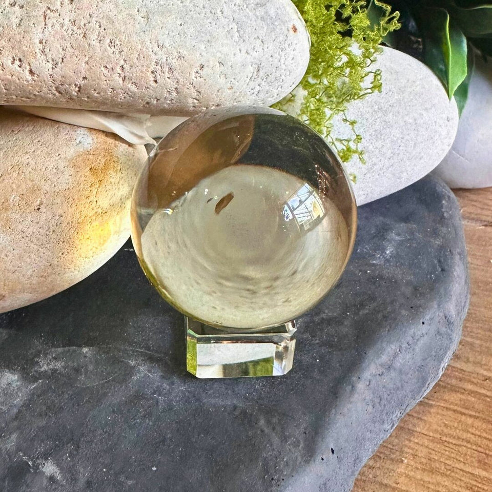 Sphère Citrine Naturelle - 40mm