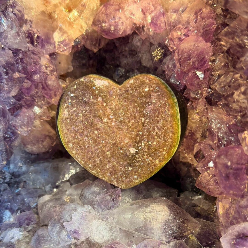 Coeur en Améthyste - 8cm