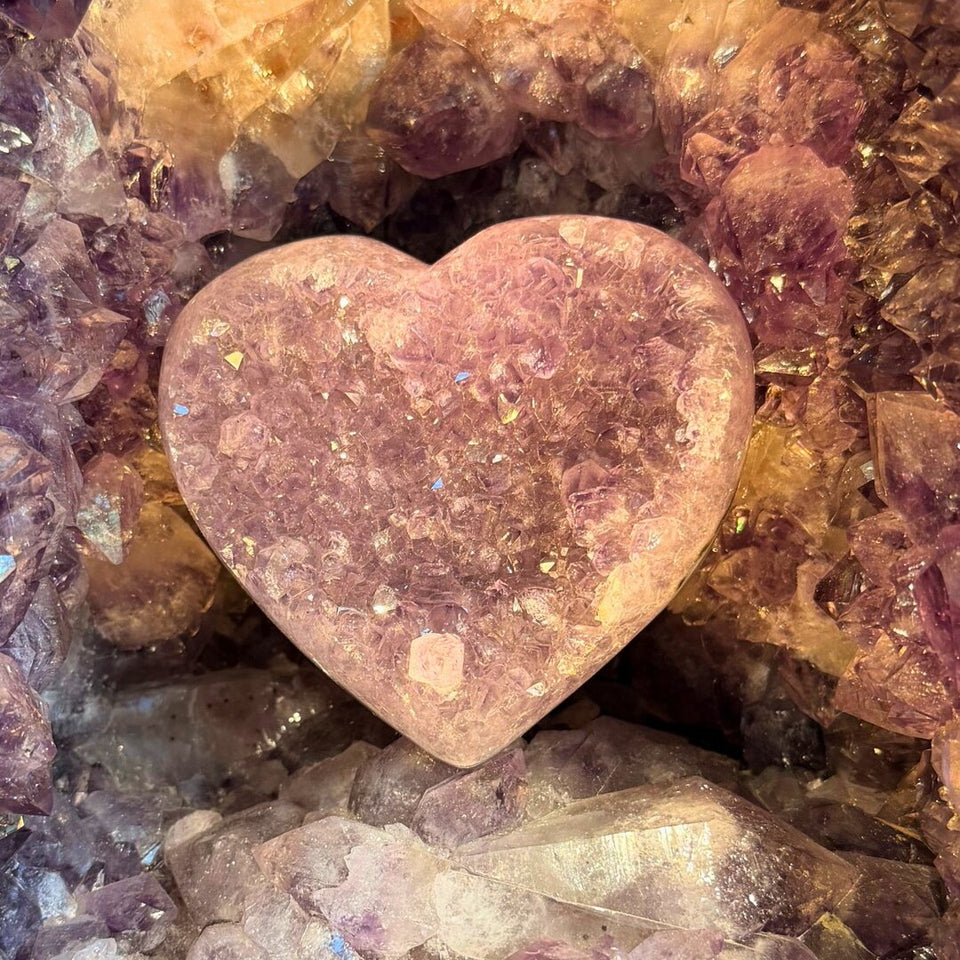 Coeur en Améthyste - 9,5cm