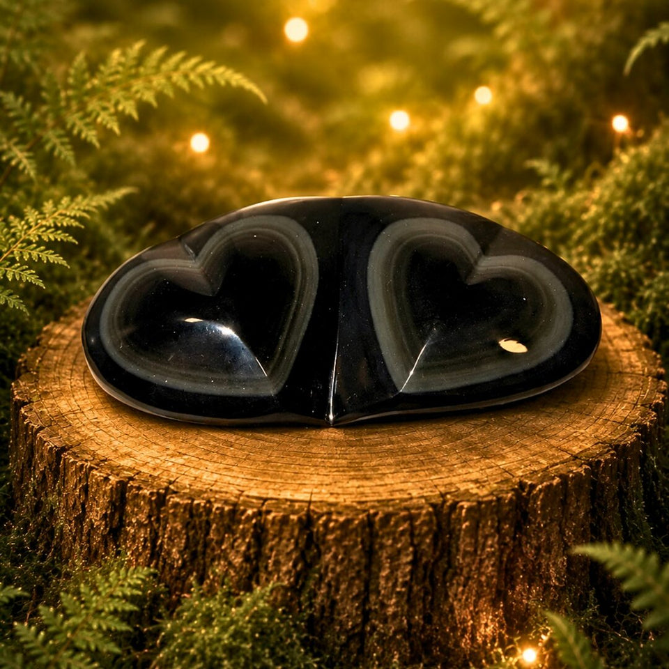 Obsidienne Oeil Céleste - Double Coeur