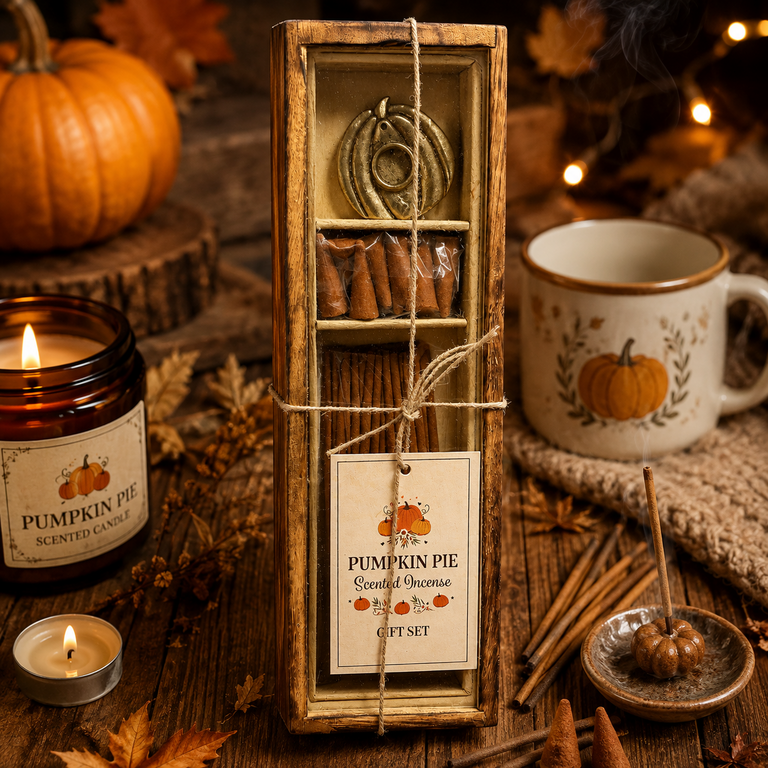 Coffret d’Encens Pumpkin – Tarte à la Citrouille