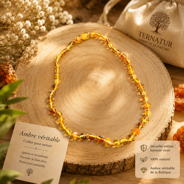 Collier d'Ambre pour enfants