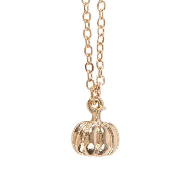 Collier Citrouille Dorée