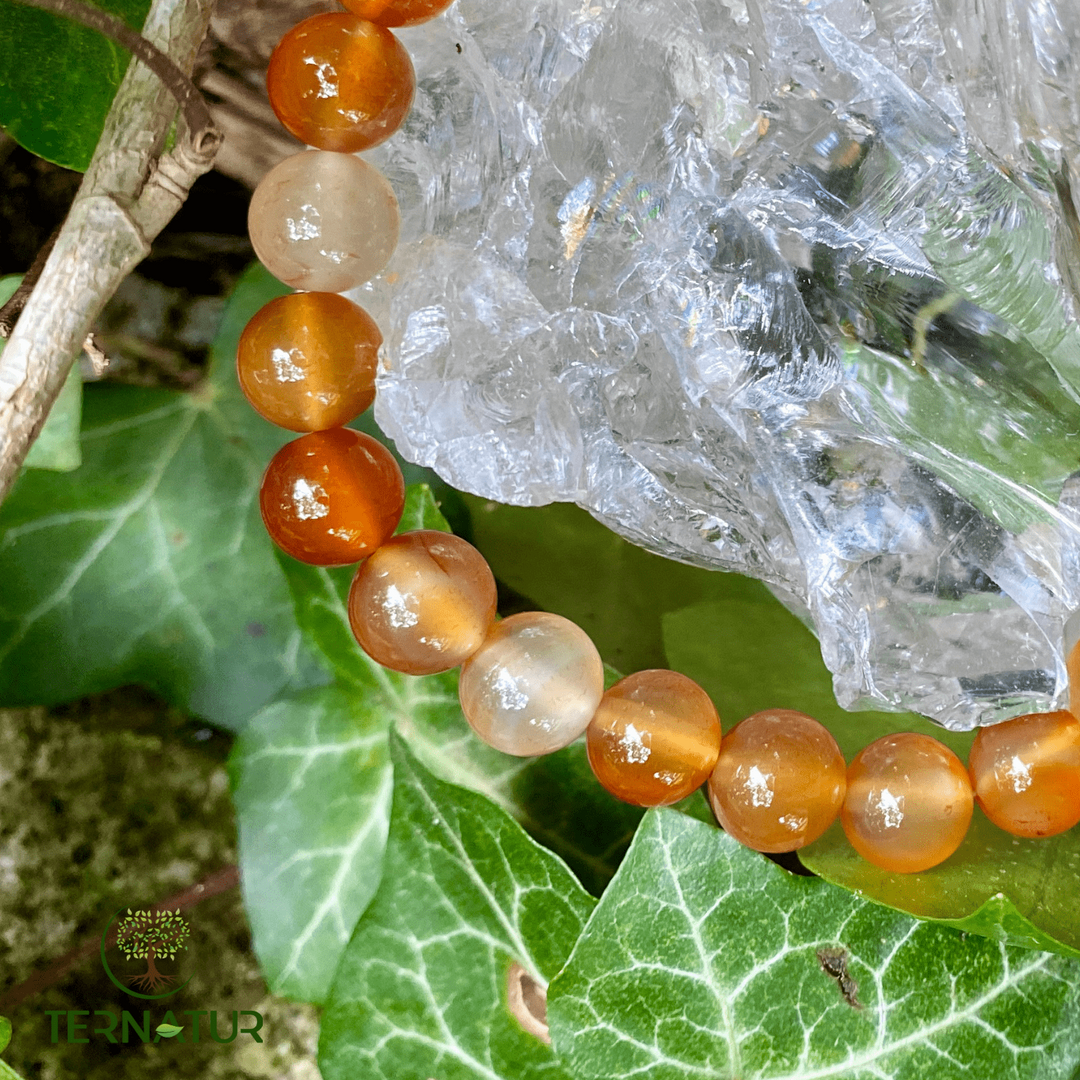 Bracelet Cornaline - 8mm
