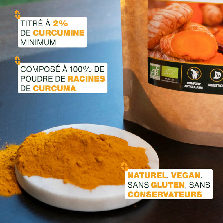 Curcuma en poudre Bio - 200gr
