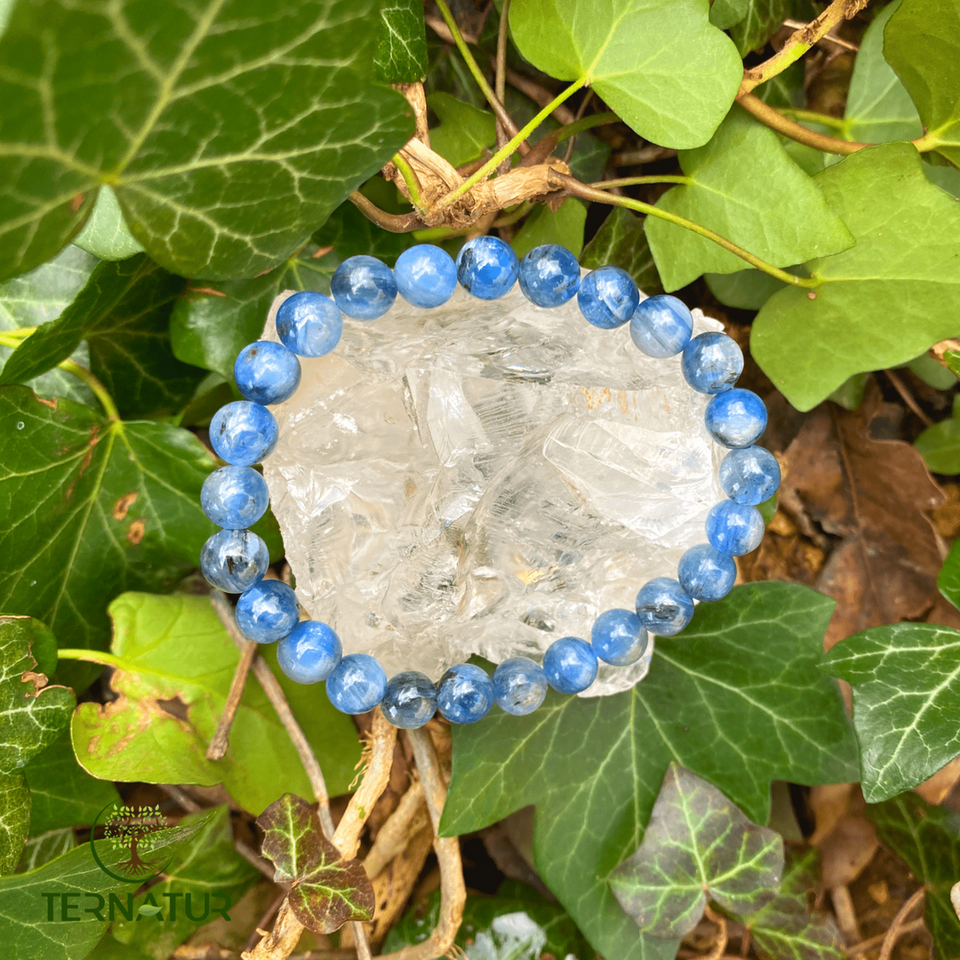Bracelet Cyanite Bleue - 8mm