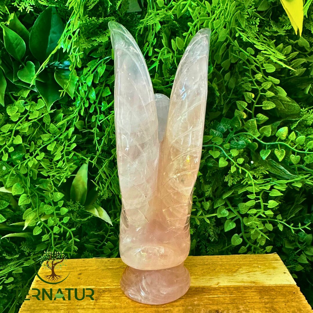 Cygne en Quartz Rose