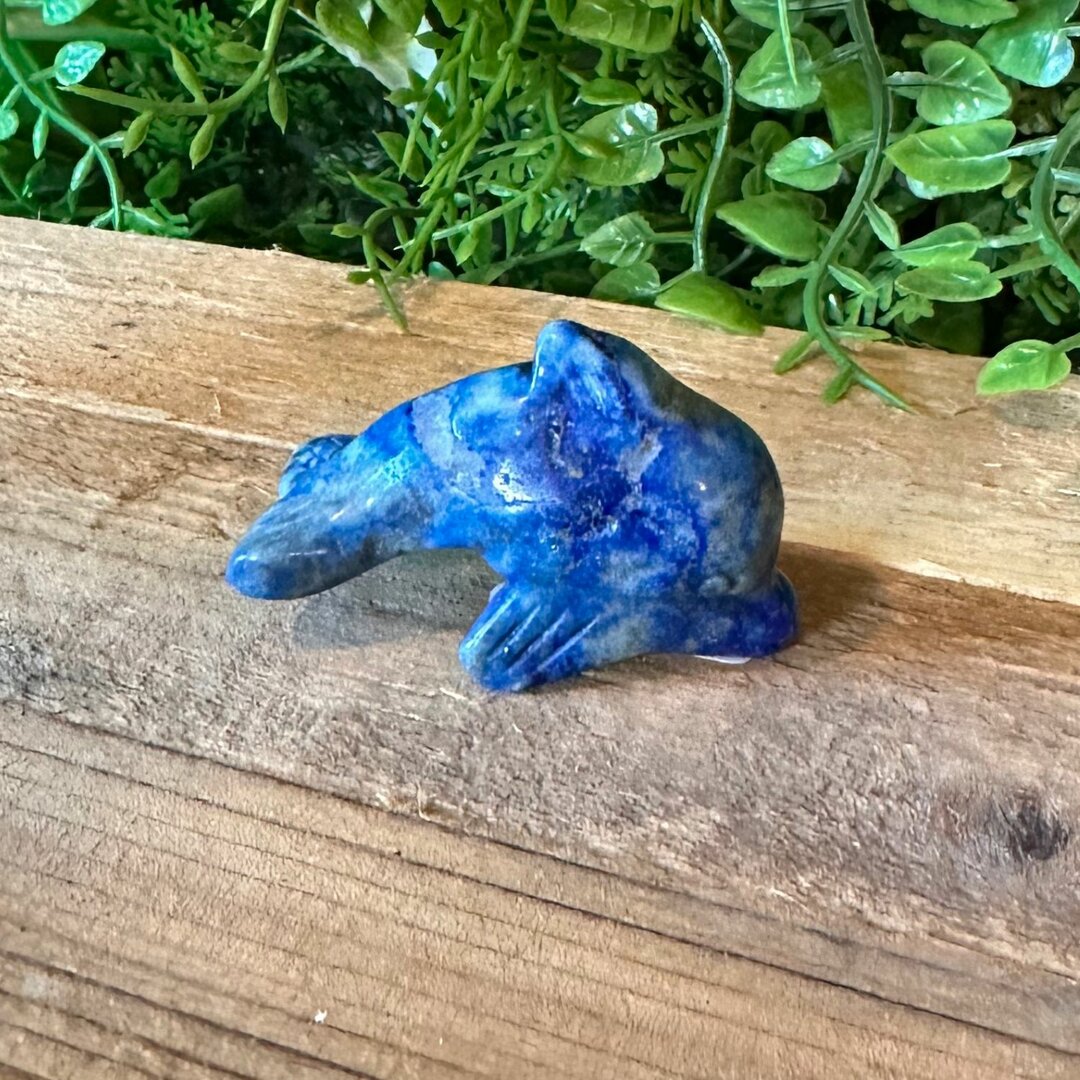 Dauphin en Lapis Lazuli