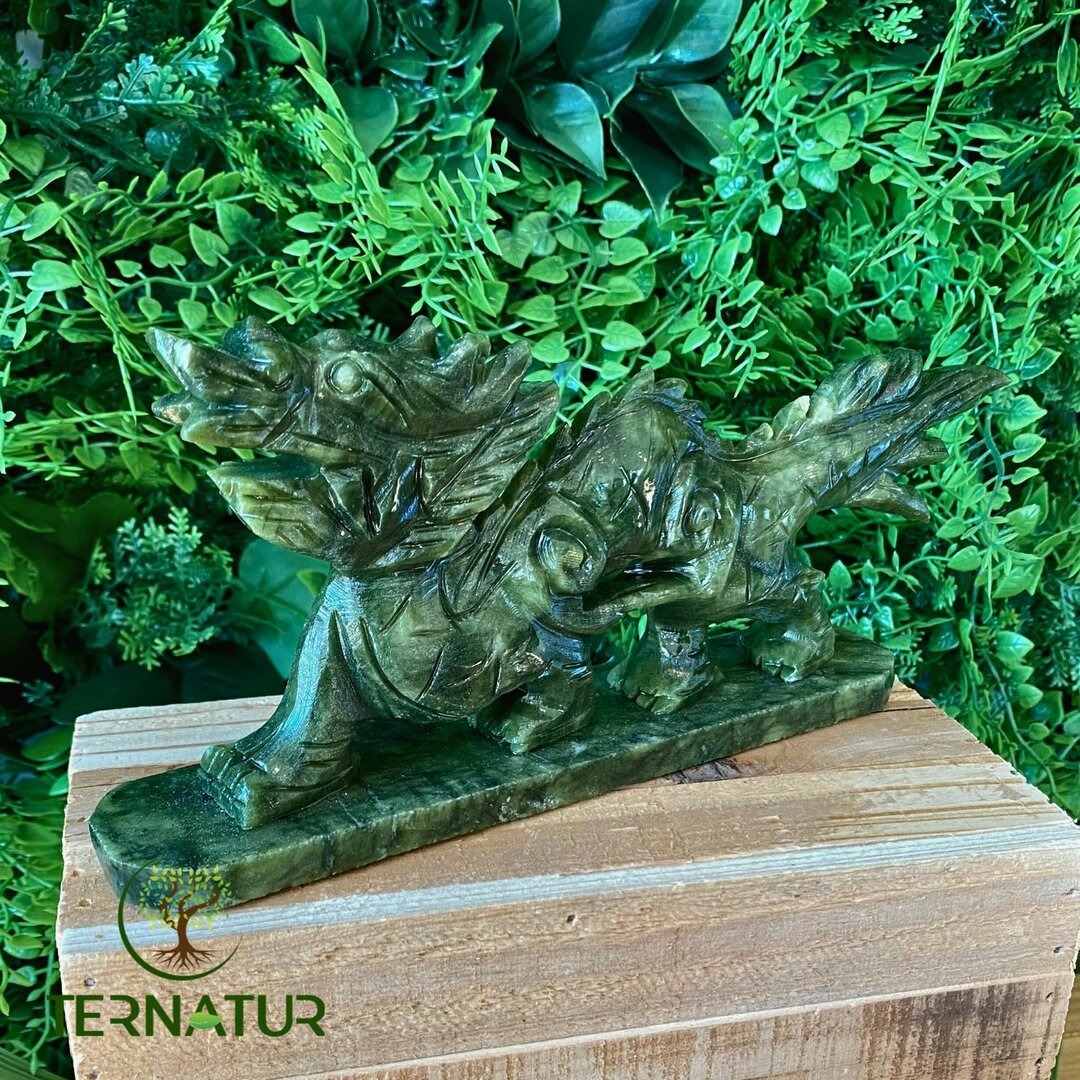 Dragon en Jade Néphrite