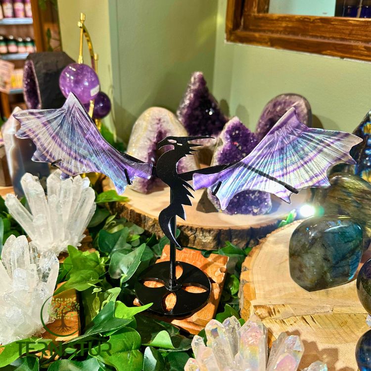 Dragon en Fluorite
