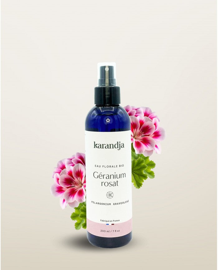 Eau florale bio Géranium rosat — Karandja 200 ml