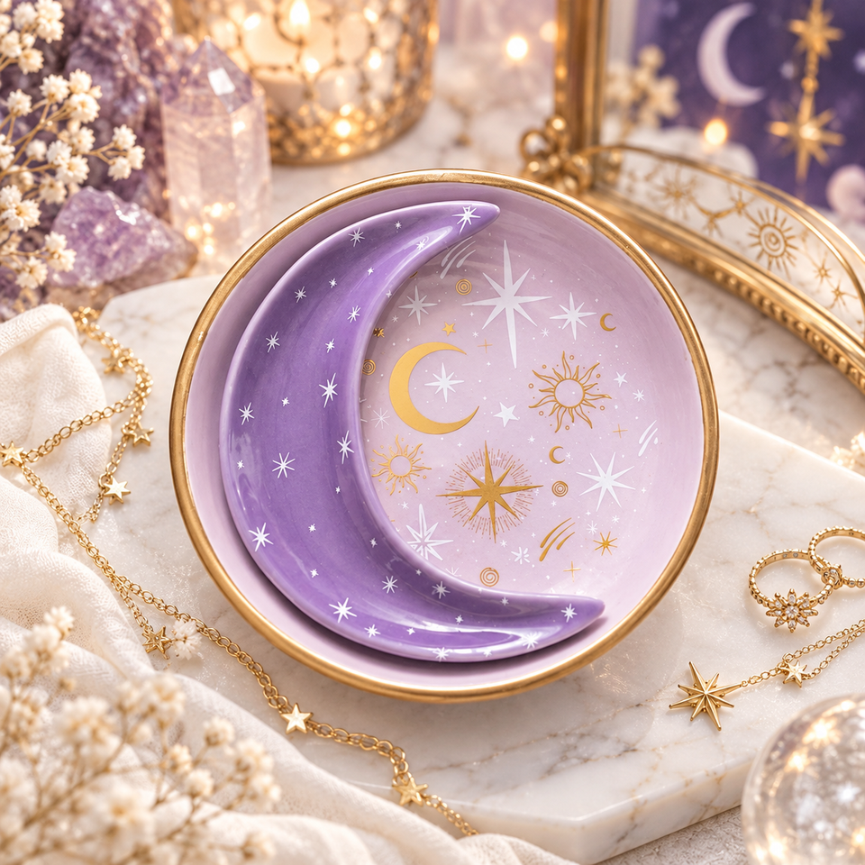 Coupelles à bijoux Lune Pourpre