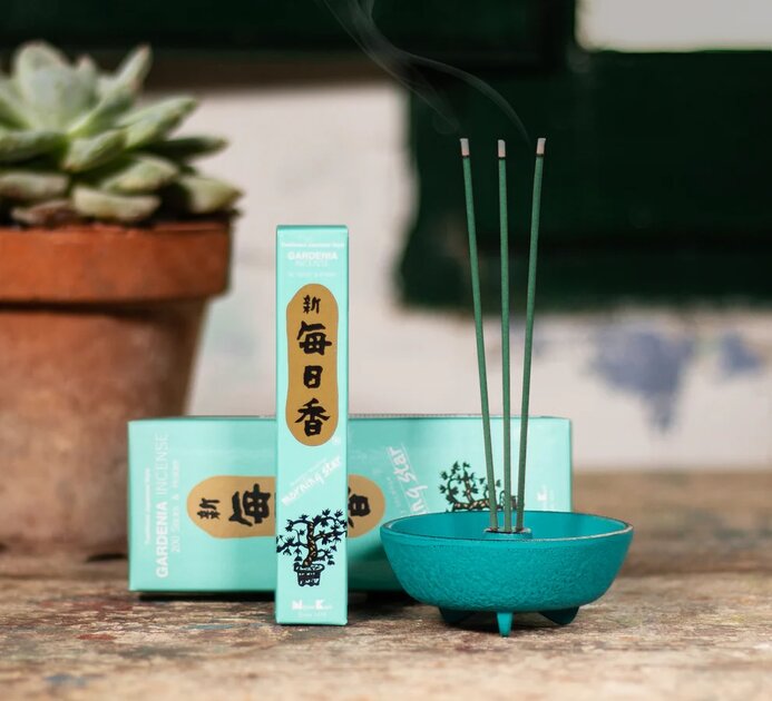 Encens Japonais Morning Star Gardénia + Support