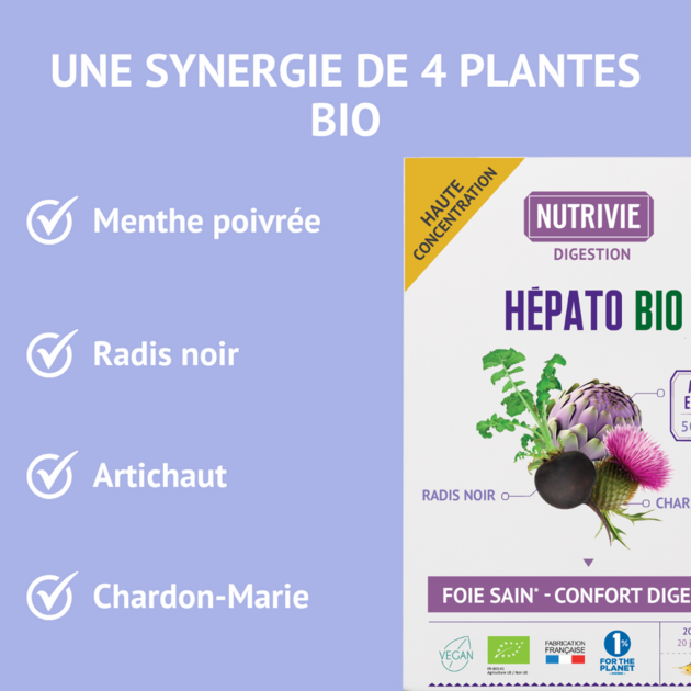 Complexe Hépato Bio – Ampoules • soutien foie & digestion