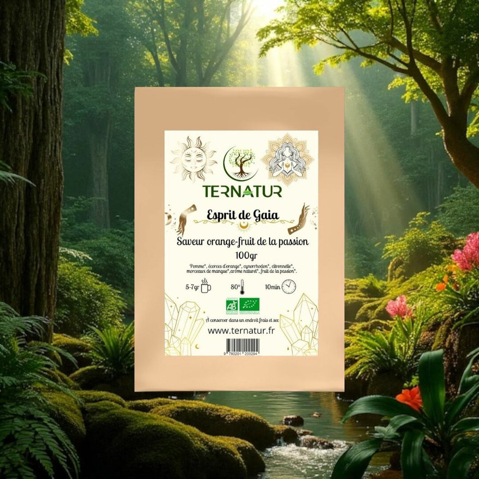 Infusion saveur Orange-Fruit de la passion - Esprit de Gaia