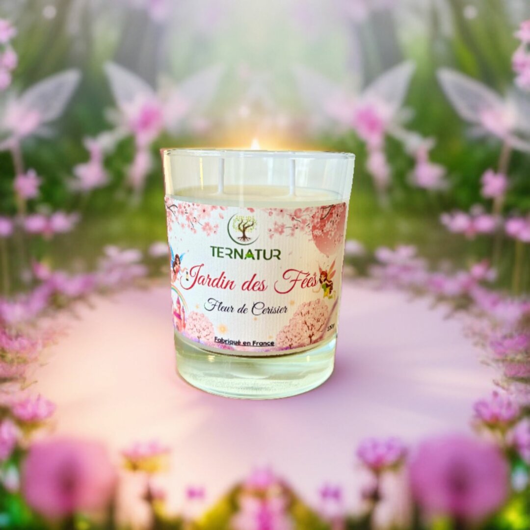 Bougie Jardin des Fées / Fleur de Cerisier / 220gr