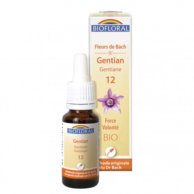 Fleurs de Bach Gentian/Gentiane 12 - Compte-gouttes - 20ml