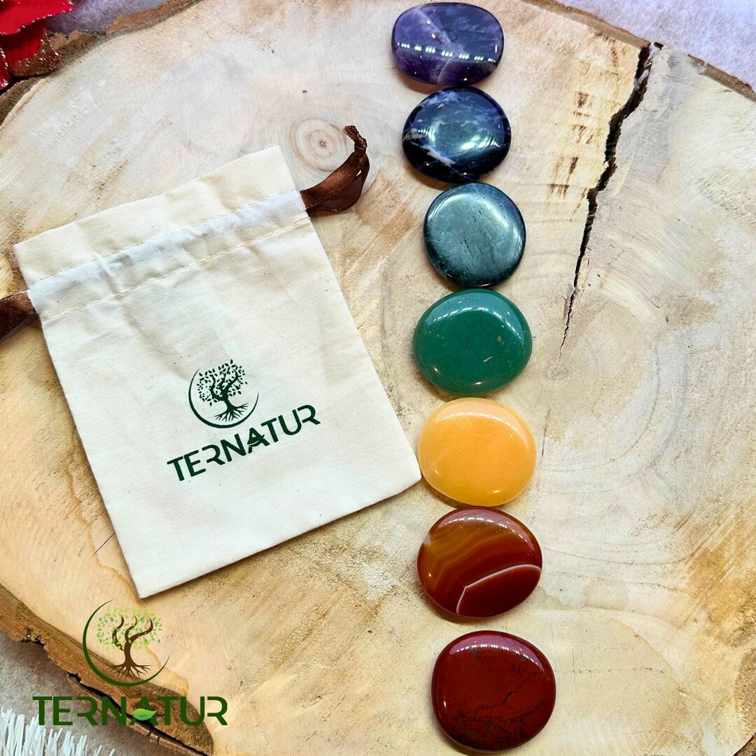 Pochon "Les Pierres des 7 Chakras"