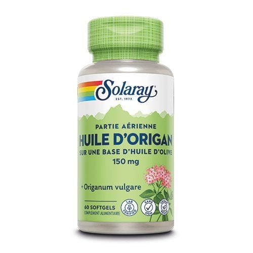 Huile d’Origan – 60 Softgels Vegan – Solaray