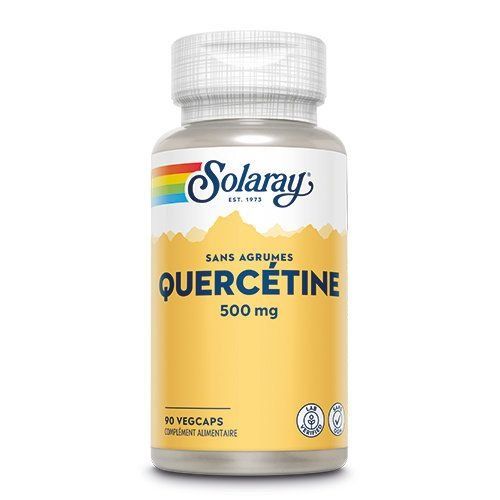 Quercétine 500 mg – 90 capsules végétales – Solaray