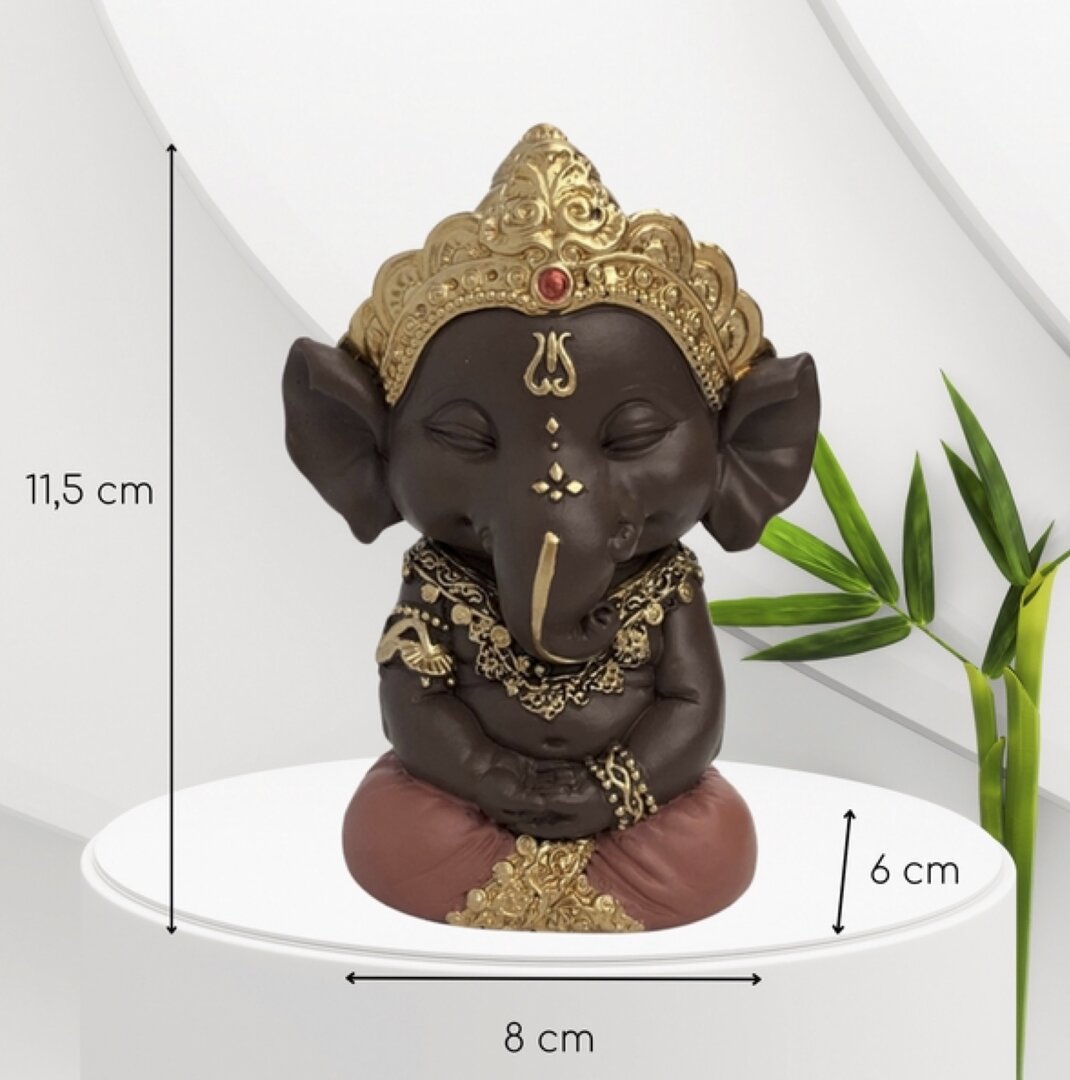 Statuette Ganesh Méditation