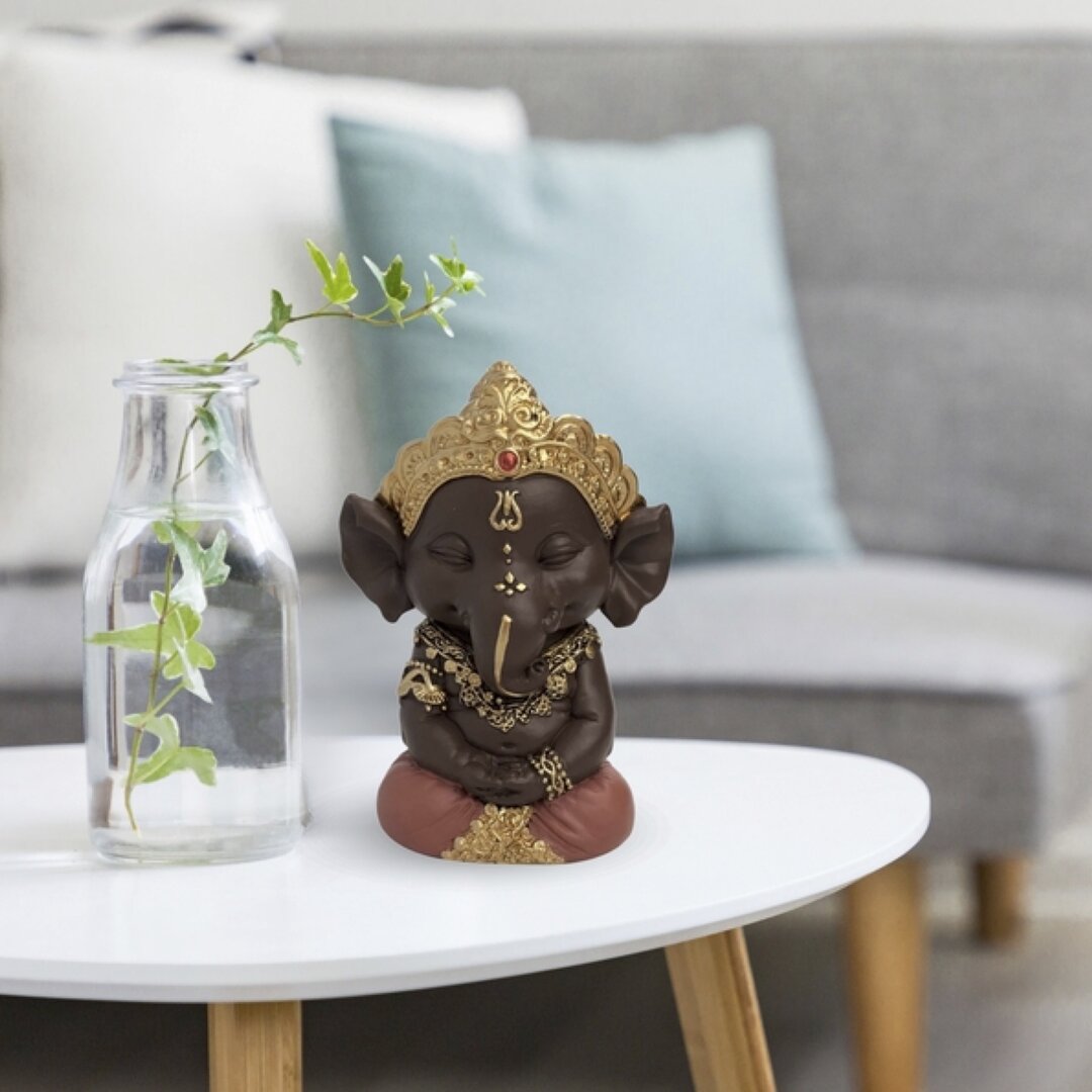 Statuette Ganesh Méditation
