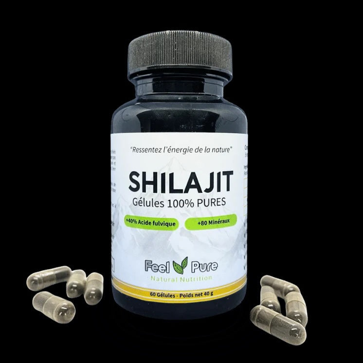 Shilajit : 60 Gélules Pure 100%