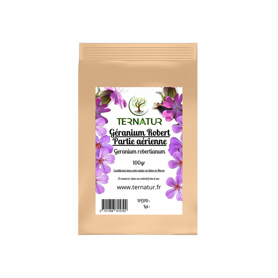 Géranium robert - Partie aérienne 100gr - Geranium robertianum