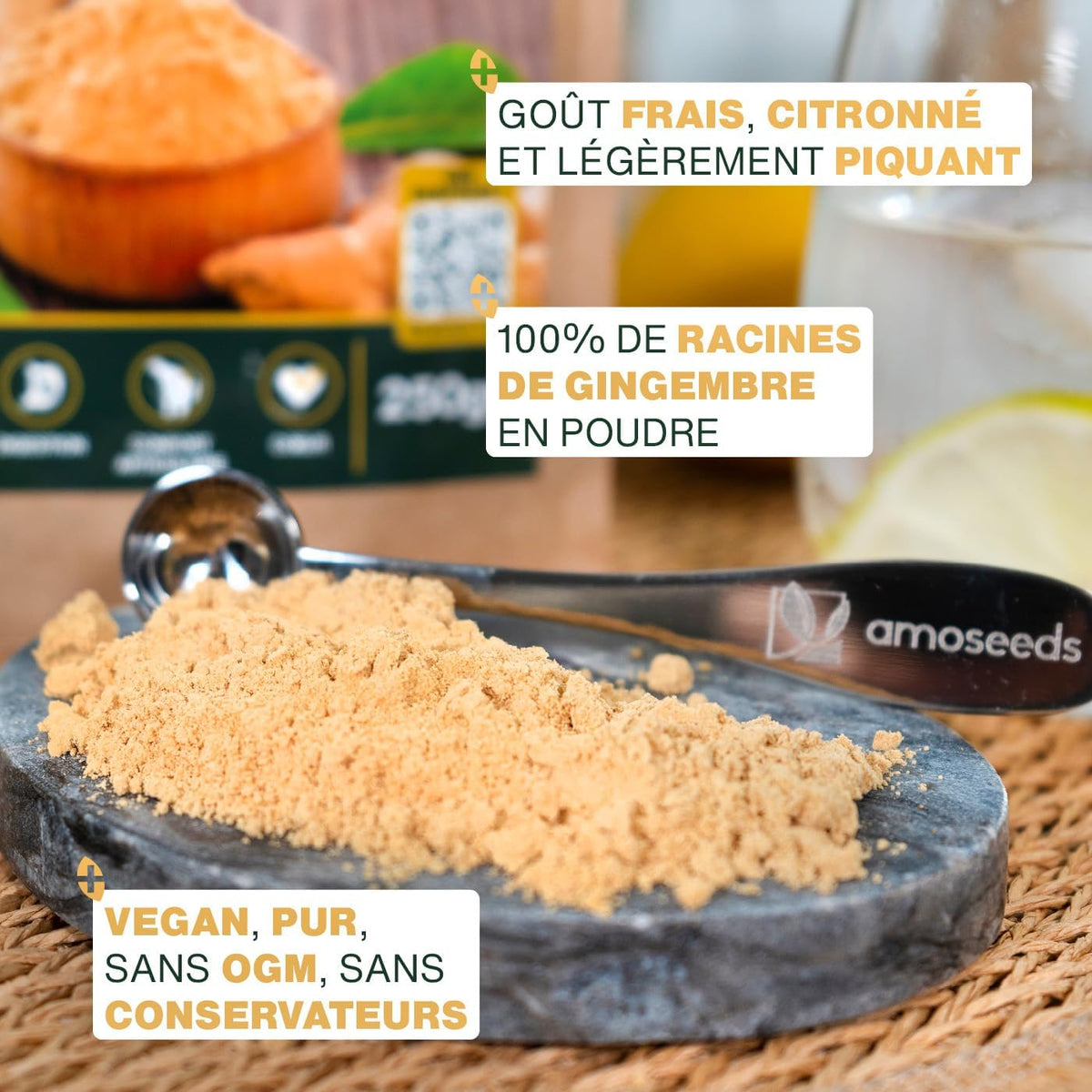 Gingembre BIO en poudre – 200 g