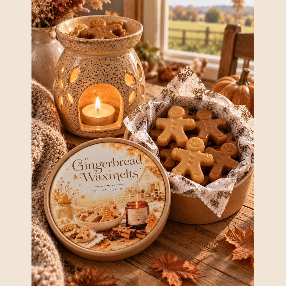 Fondants Parfumés Bonhomme Pain d’Épices – Cozy Cottage Waxmelts