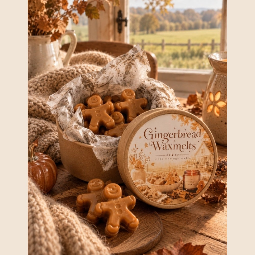 Fondants Parfumés Bonhomme Pain d’Épices – Cozy Cottage Waxmelts