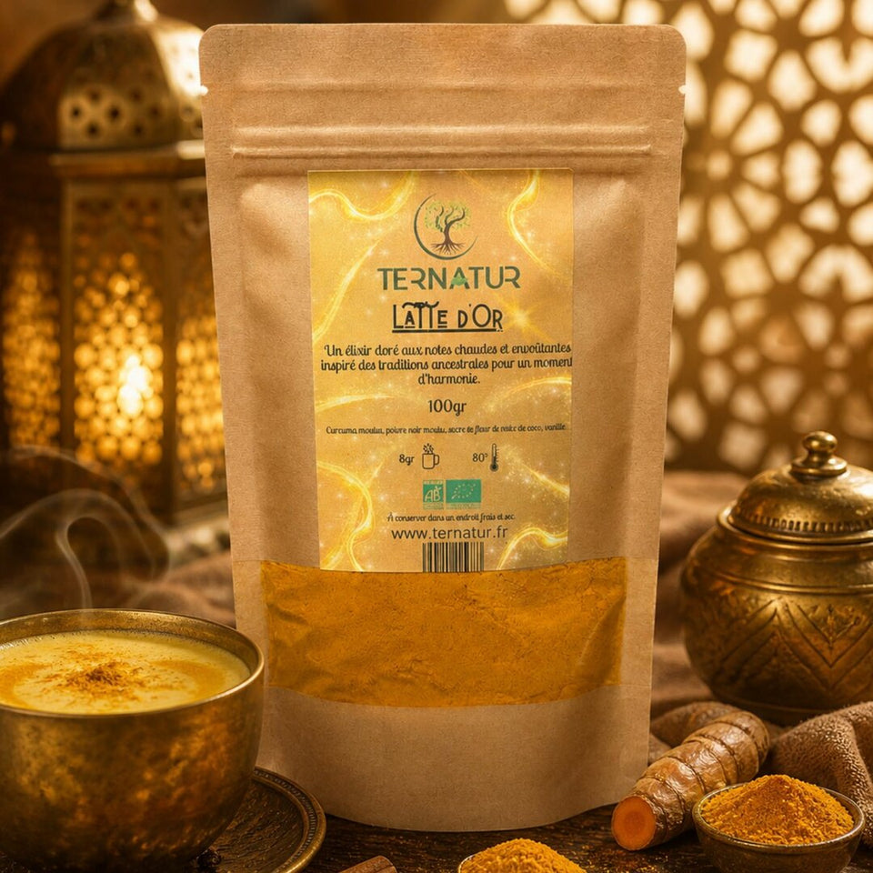 Lait d’Or/Golden Latte – Élixir Doré 100g | TERNATUR