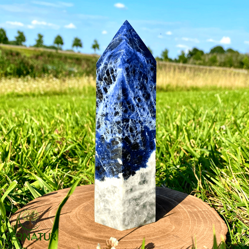 Pointe en Sodalite 17,5cm