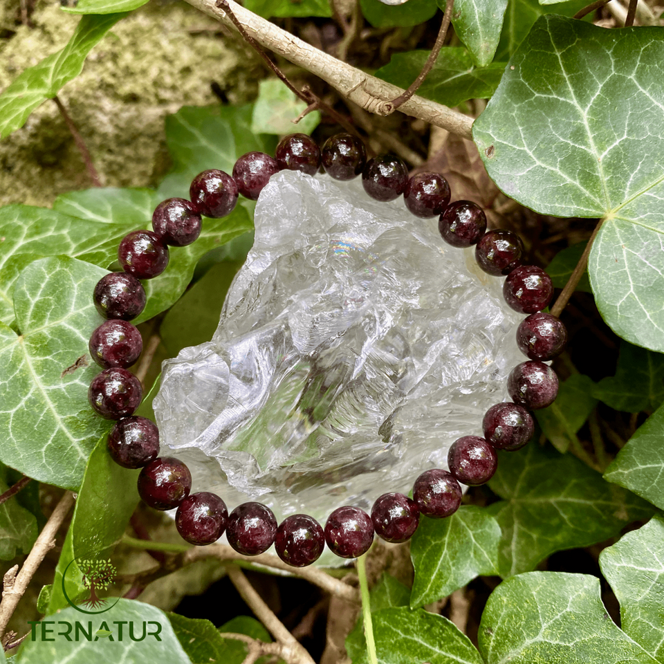 Bracelet Grenat - 8mm