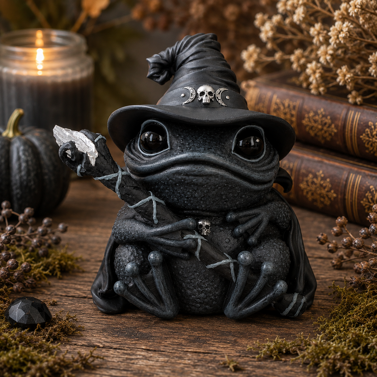 Statuette Grenouille Sorcière Mystique