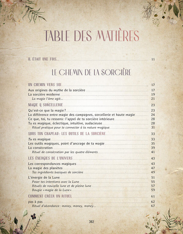 Mon Grimoire de rituels et astuces de sorcière