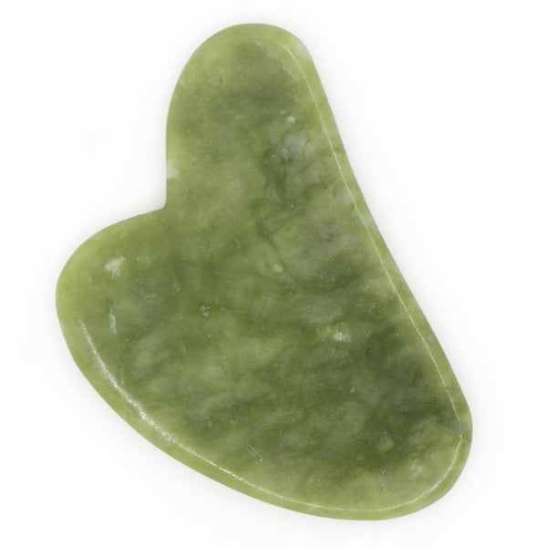 Gua Sha en Jade Vert