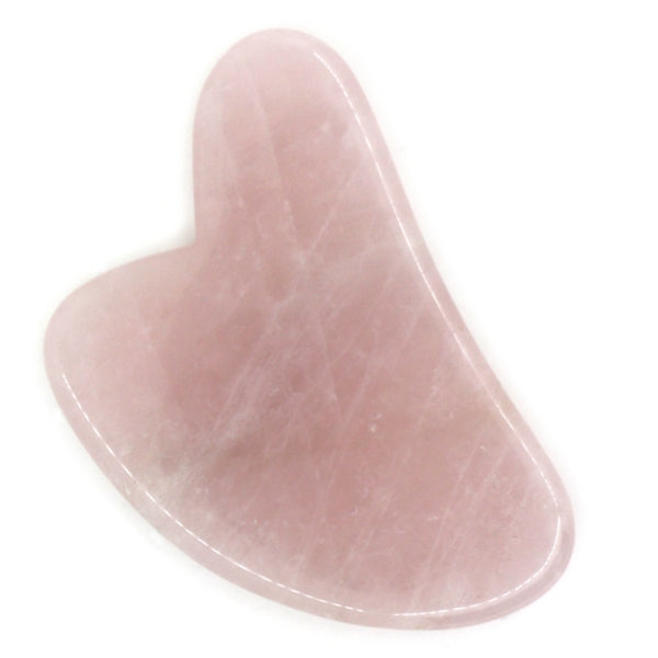 Gua Sha en Quartz Rose
