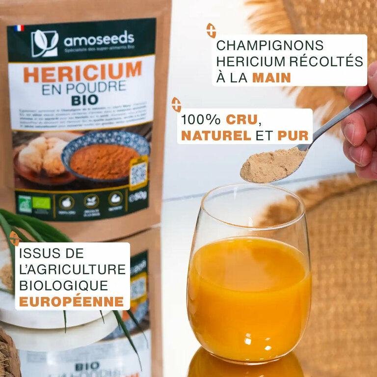 Héricium en poudre Bio - 50gr